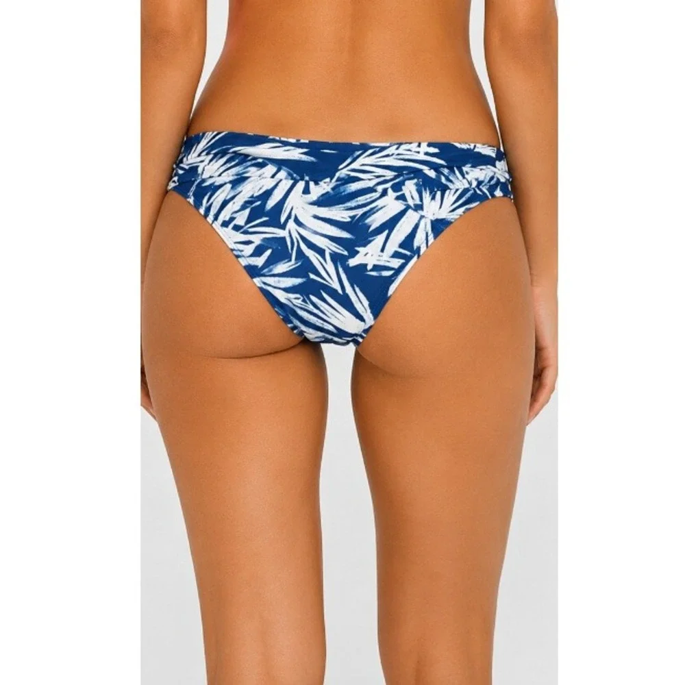 Surftec Women's RetroBana‎ Tropical Alanna Swim Bikini Bottom Size M NWT